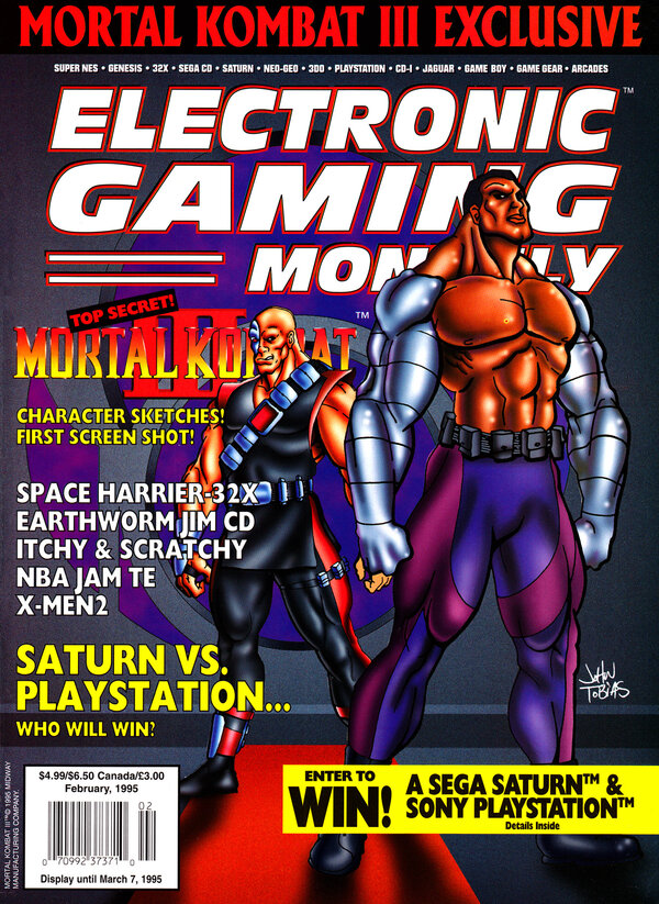 Electronic Gaming Monthly Issue 067 (February 1995) cover